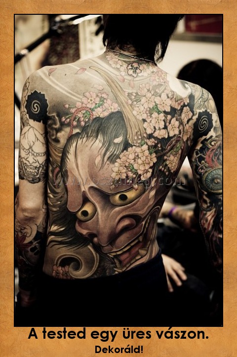 A tested egy üres vászon.
 
Dekoráld!