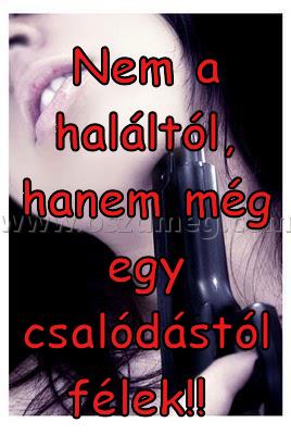 Nem a haláltól
 
Nem a haláltól, hanem még egy csalódástól félek!! 