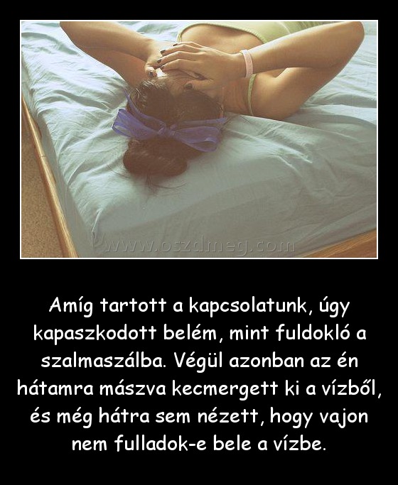 Amíg tartott a kapcsolatunk
 
