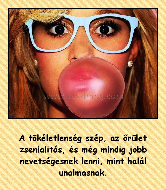 A tökéletlenség szép
 
