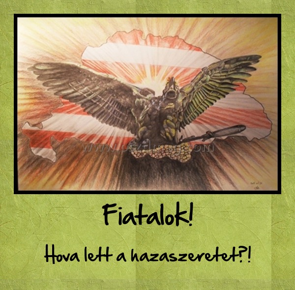 Fiatalok!
 
Hova lett a hazaszeretet?!