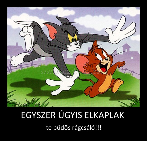 EGYSZER ÚGYIS ELKAPLAK 
 
te büdös rágcsáló!!!